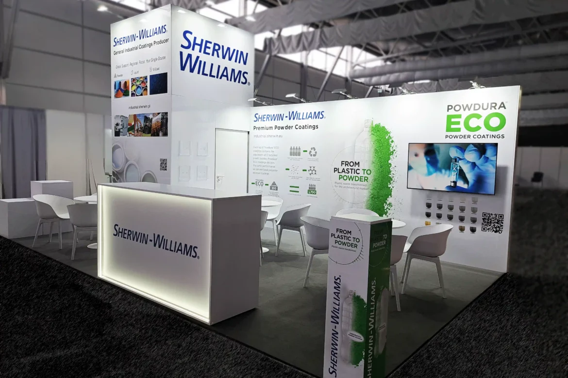 Stoisko targowe dla branży powłok przemysłowych – Expo Surface Kielce 2025