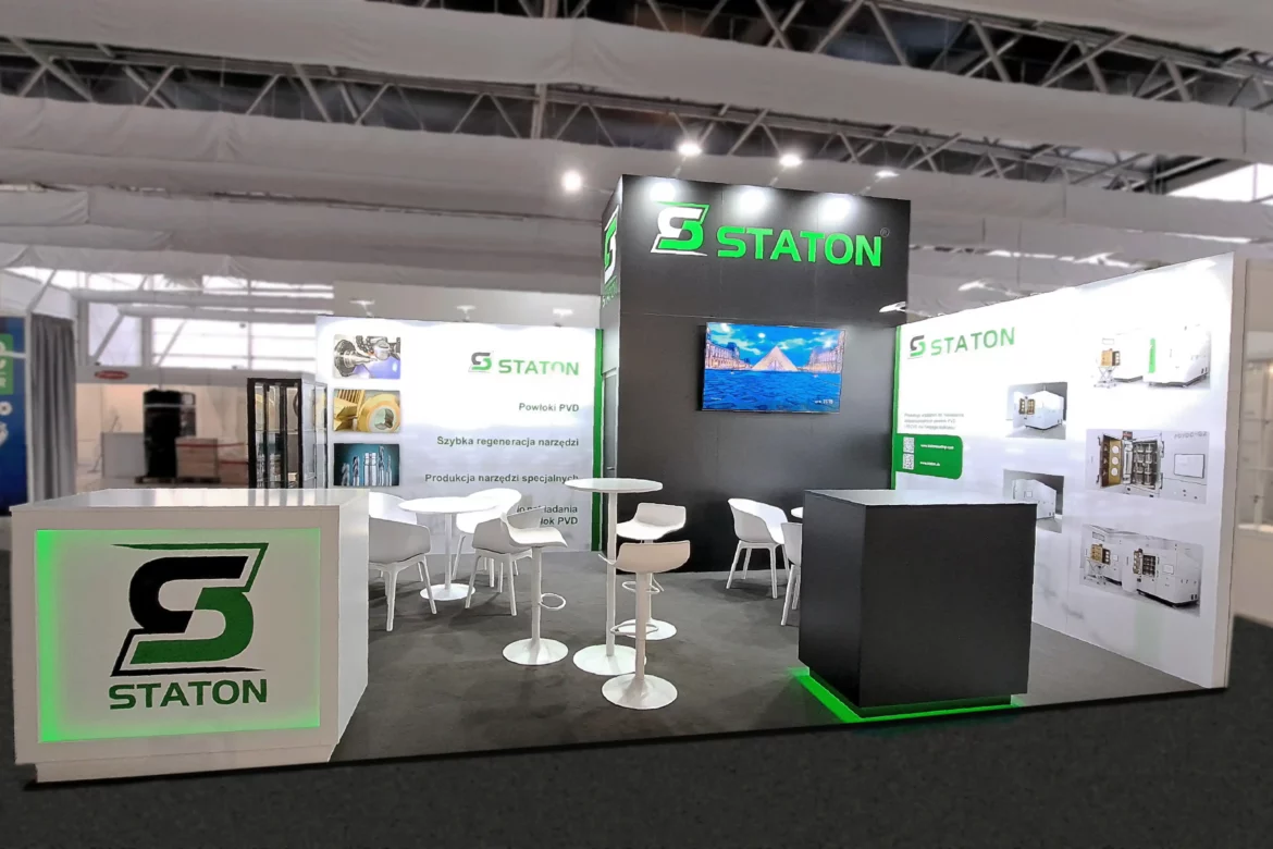 Front stoiska firmy z branży narzędziowej – Staton, STOM-TOOL Kielce 2025